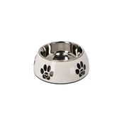 Miski dla psów - Dingo miska dla psa nierdzewna Fibi 0,90 L biała - miniaturka - grafika 1