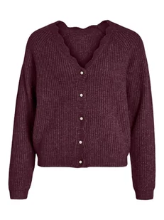 Vila Kardigan "Vicutie" w kolorze fioletowym - Swetry damskie - miniaturka - grafika 1
