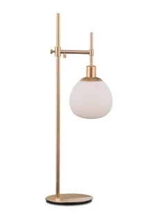 Maytoni Modernistyczna LAMPKA stojąca ERICH MOD221-TL-01-G Maytoni nocna LAMPA do sypialni kula ball biała MOD221-TL-01-G - Lampy stojące - miniaturka - grafika 1
