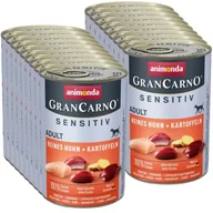 Mokra karma dla psów - ANIMONDA GranCarno Sensitiv  Adult Dog smak: Kurczak + ziemniaki  18x400g - miniaturka - grafika 1