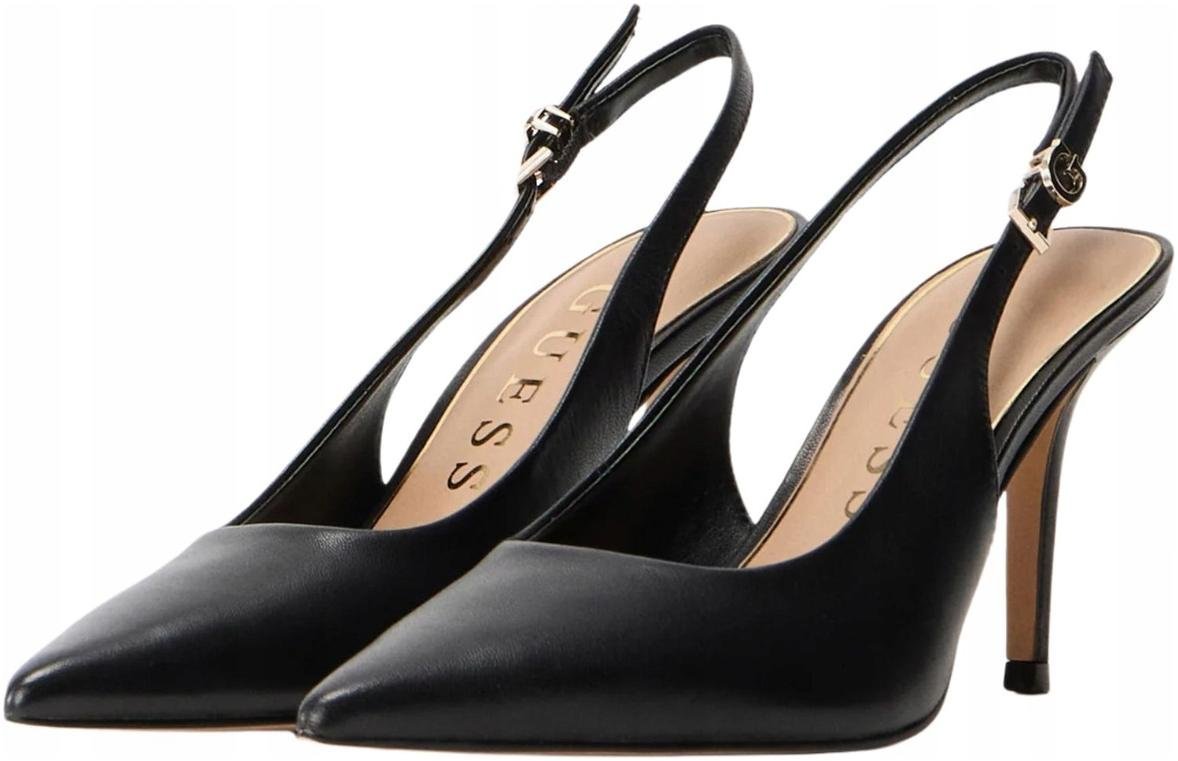 Szpilki damskie Guess FLFPLS LEA05 CZARNY - Shoes: 37