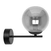 Lampy ścienne - Minimalistyczny kinkiet z grafitowym kloszem K-5307 z serii GAMMA - miniaturka - grafika 1