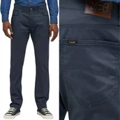 Spodnie męskie - Lee STRAIGHT FIT Extreme Motion WYGODNE PROSTE GRANATOWE SPODNIE W31 L30 - miniaturka - grafika 1
