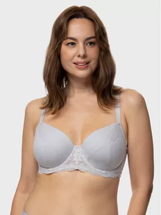 Dorina Biustonosz z fiszbiną Hera D001683CO009 Szary - Biustonosze - miniaturka - grafika 1