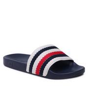 Klapki i japonki damskie - Klapki Tommy Hilfiger Essential Pool Slide FW0FW07151 Space Blue DW6 - miniaturka - grafika 1