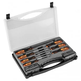 Neo Tools Zestaw wkrętaków i końcówek wkrętakowych 04-197 27 sztuk) - Akcesoria do elektronarzędzi - miniaturka - grafika 2