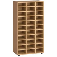 Regały biurowe - Regał sortujący PRIMO WOOD, 1434 x 800 x 420 mm, 36 przegród, buk - miniaturka - grafika 1