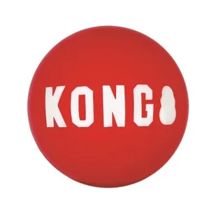 KONG Signature Ball piłka, dwupak - Zabawki dla psów - miniaturka - grafika 1