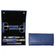 Zestawy do manicure i pedicure - ZWILLING Manicure BT Klasyczny Inox Zwilling niebieska skóra 5 szt 5 - miniaturka - grafika 1