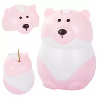 Pojemniki kuchenne - Pojemnik Na Wykałaczki Do Wykałaczek Organizer Miś - miniaturka - grafika 1