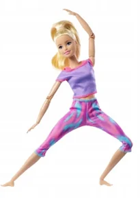 Barbie Made To Move Lalki Kwieciste FTG80 Reklama - Lalki dla dziewczynek - miniaturka - grafika 1