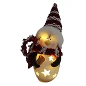 Ozdoby bożonarodzeniowe - FIGURKA PINGWIN LED 7x6x16CM - miniaturka - grafika 1