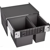 Kosze na śmieci - Blanco Sortownik odpadów SELECT II 60/2 czarny 526203 - miniaturka - grafika 1