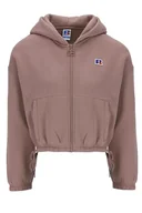 Kurtki damskie - Russell Athletic E34032-AN-579 ZIP THROUGH HOODY JACKET Damska kurtka ANTLER Rozmiar M - miniaturka - grafika 1