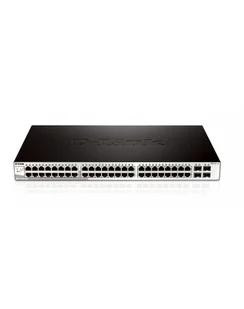 d-link Przełącznik DGS-1210-52 48GE 4SFP DGS-1210-52/E - Switche - miniaturka - grafika 1