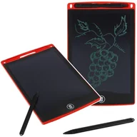 Tablice dla dzieci - Nobo Kids, Tablet Graficzny do Rysowania Znikopis Czerwony - miniaturka - grafika 1
