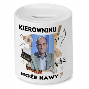 Skarbonka Paweł Kukiz Kukiz 15 na Urodziny Prezent z Nadrukiem ze Zdjęciem - Skarbonki - miniaturka - grafika 1