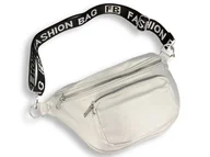 Torebki damskie - Nerka Damska Saszetka Torebka Na Ramię Listonoszka srebrna - miniaturka - grafika 1