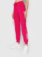 Spodnie sportowe damskie - Nike Spodnie dresowe Air CZ8626 Różowy Regular Fit - miniaturka - grafika 1