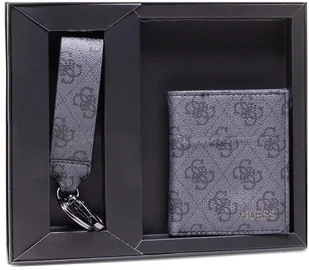 Guess Guess, Vezzola, Synthetic Leather, Wallet, With 4G logo Keychain, GBOX SM BFLD W/CP&KRN, Black, For Men For Men - Portfele - miniaturka - grafika 1