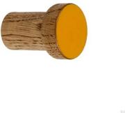 Wieszaki i stojaki - Wieszak ścienny Simple Drewniany Emaliowany Pomarańczowy - Olej Przyciemniający - miniaturka - grafika 1