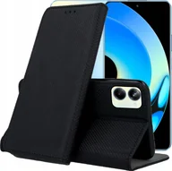 Etui i futerały do telefonów - Hello Case ETUI Z KLAPKĄ DO REALME 10 PRO 5G CZARNE ZAMYKANE MAGNETYCZNE KABURA FLIP - miniaturka - grafika 1