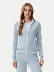 Guess Bluza V5GQ01Z3D60 Niebieski Regular Fit - Bluzy damskie - miniaturka - grafika 1
