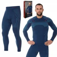 Koszulki męskie - BRUBECK LS13040A bielizna termoaktywna KOMPLET - S - miniaturka - grafika 1