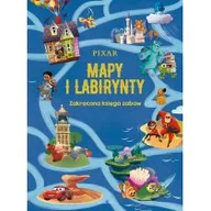 Książki edukacyjne - Egmont Pixar. Mapy i labirynty. Zakręcona księga zabaw praca zbiorowa - miniaturka - grafika 1