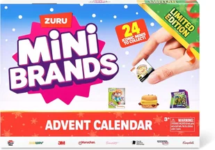 MINI BRANDS KALENDARZ ADWENTOWY 24 NIESPODZIANKI ZURU 4 EKSKLUZYWNE FIGURKI - Ozdoby bożonarodzeniowe - miniaturka - grafika 1