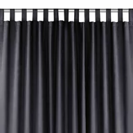 Zasłony - Zasłona MILANA kolor grafitowy styl klasyczny szelki 10 cm szenila 280x245 homede - CURT/HOM/MILANA/CHENILLE/TAB/CHARCOAL/280x24 - miniaturka - grafika 1