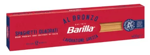 BARILLA Makaron Spaghetti Quadrati Al Bronzo 400g - Makaron - miniaturka - grafika 1