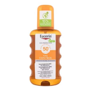 Eucerin Sun Oil Control Dry Touch Transparent Spray SPF50+ preparat do opalania ciała 200 ml unisex - Balsamy i kremy do opalania - miniaturka - grafika 1