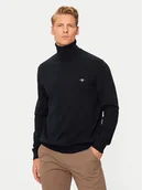 Swetry męskie - Gant Golf Classic 8030563 Granatowy Regular Fit - miniaturka - grafika 1