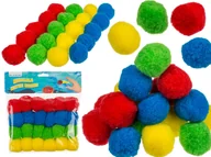Dekoracje domu - Kemis - House of Gadgets, Kolorowe bomby wodne gąbki - 24 sztuki - miniaturka - grafika 1