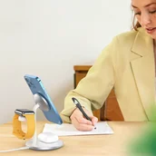 Ładowarki do telefonów - Choetech stacja ładująca indukcyjna 3w1 iPhone 12/13/14, AirPods Pro, Apple Watch czarna (T585-F) - miniaturka - grafika 1