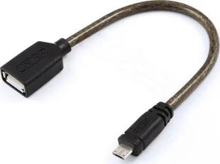 Unitek Kabel OTG USB 2.0 AF do microUSB BM; Y-C438GBK - Złącza, przejściówki, adaptery - miniaturka - grafika 5