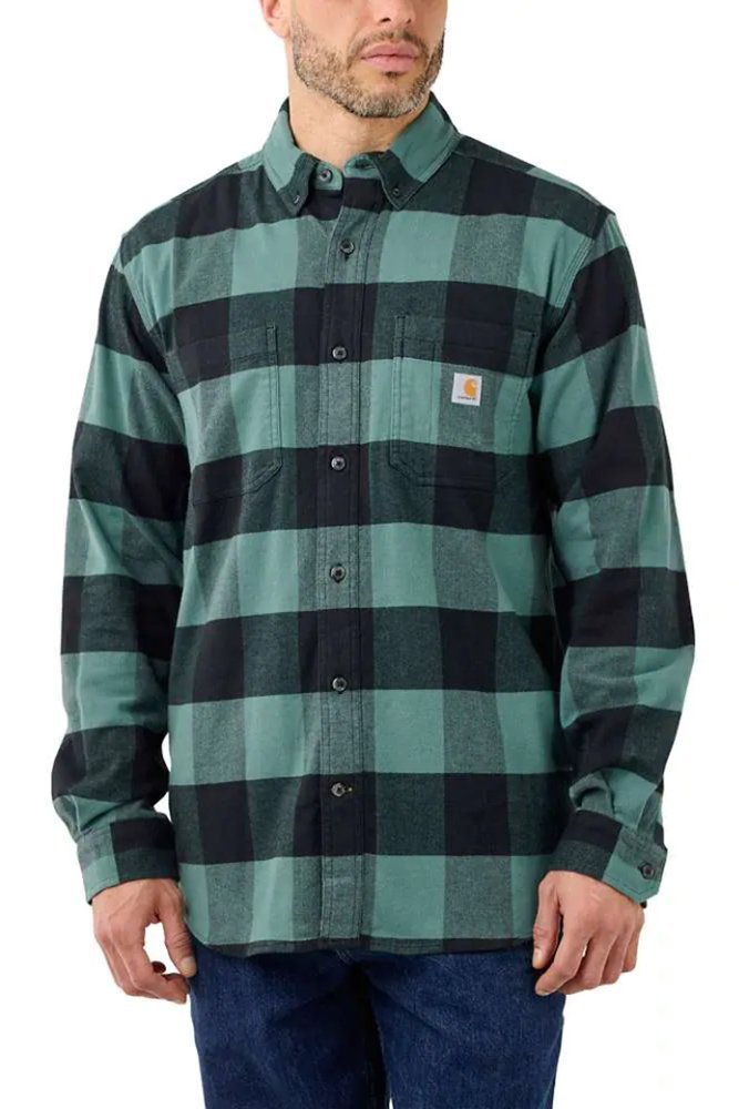 Koszula flanelowa w kratę Carhartt Midweight - XL