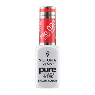 Victoria Vynn Pure Creamy Hybrid 020 CORAL PARROT Lakier Hybrydowy 8 ml - Lakiery hybrydowe - miniaturka - grafika 1