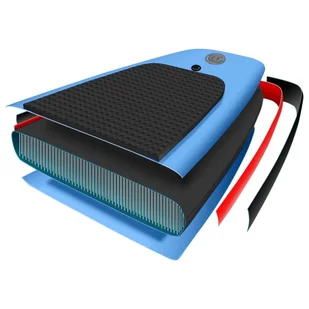 Nadmuchiwana deska SUP z akcesoriami, błękitna, 300x76x10 cm Lumarko! - Deski SUP i akcesoria - miniaturka - grafika 10