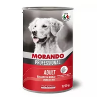 Mokra karma dla psów - MORANDO Morando Pro Mokra Karma Dla Psa Kawałki Wołowina 1250 g - miniaturka - grafika 1