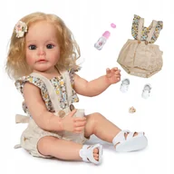 Lalki dla dziewczynek - Lalka realistyczna odrodzona dziecko 55cm zmywalny, Jak prawdziwe niemowlę - miniaturka - grafika 1