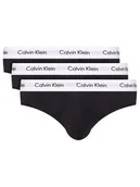 Majtki męskie - Calvin Klein Underwear Komplet 3 par slipów 0000U2661G Czarny - miniaturka - grafika 1