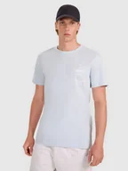 Koszulki męskie - T-shirt męski 4F 4FRSS25TTSHM2688-34S Niebieski Roz. M - miniaturka - grafika 1