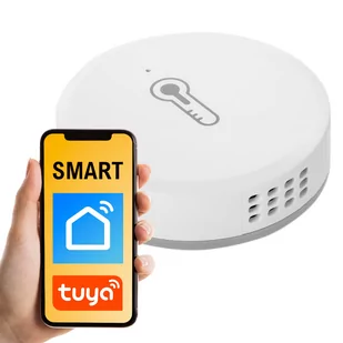 Czujnik temp. i wilgotności ZigBee Tuya ZB-DTH01W - Czujniki czadu, dymu, gazu - miniaturka - grafika 1