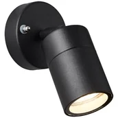 Lampy ogrodowe - Elewacyjna lampa ścienna Jandy 90965A06 IP44 tuba czarny - miniaturka - grafika 1