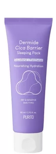 Purito Dermide Cica Barrier Sleeping Pack Krem regenerujący na noc z ekstraktem z wąkroty azjatyckie - Kremy do twarzy - miniaturka - grafika 1