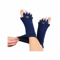 Bielizna lecznicza - Skarpety regulowane extra stretch Navy - rozm. M - miniaturka - grafika 1