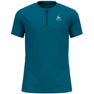 Koszulka do biegania męska Odlo T-shirt z zamkiem 1/2 zip AXALP TRAI - Koszulki sportowe męskie - miniaturka - grafika 1