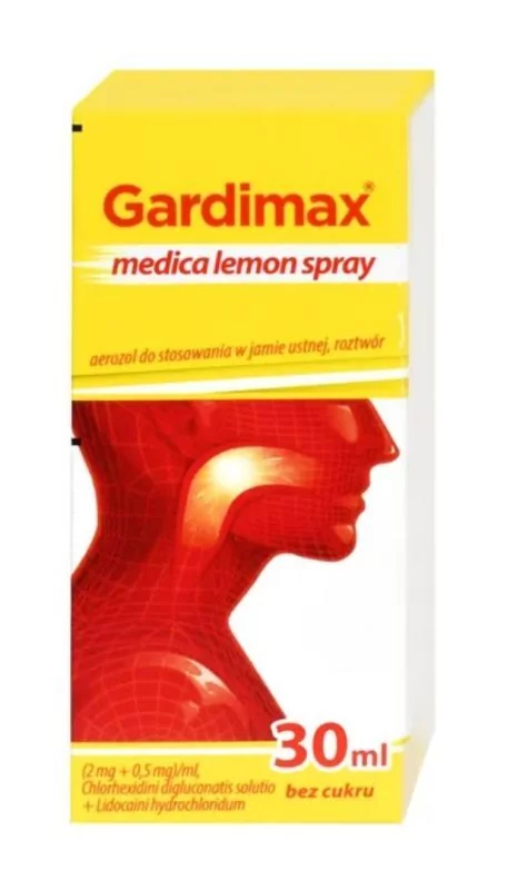 Tactica GARDIMAX SPRAY NA GARDŁO LEMON 30 ml 3193421